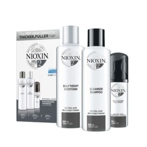 Nioxin Σύστημα 2 Loyalty Kit (Σαμπουάν 300ml, Conditioner 300ml, Θεραπεία 100ml)