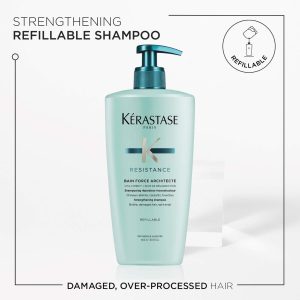 Kérastase Bain Force Architecte Refillable Σαμπουάν Aναδόμησης Μαλλιών 500 ml