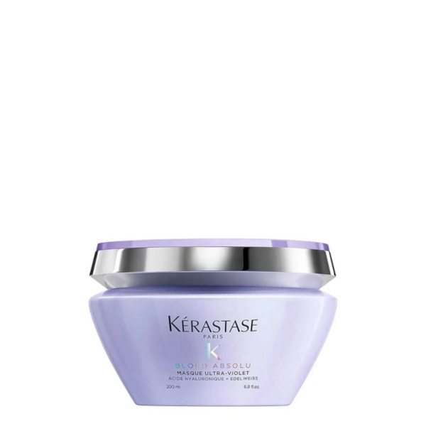 Kérastase Blond Absolu Masque Ultra Violet Μάσκα με Μωβ Χρωστική για Βαμμένα Ξανθά Μαλλιά 200ml Kérastase Blond Absolu Masque Ultra Violet Μάσκα με Μωβ Χρωστική για Βαμμένα Ξανθά Μαλλιά 200ml
