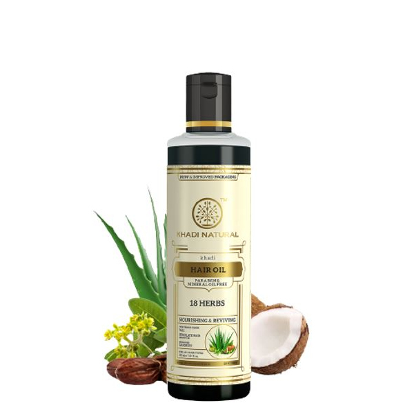 Khadi Natural - Αναζωογονητικό Φυτικό Έλαιο Μαλλιών / Ayurvedic Vitalising Hair Oil 200ml Khadi Natural - Αναζωογονητικό Φυτικό Έλαιο Μαλλιών / Ayurvedic Vitalising Hair Oil 200ml