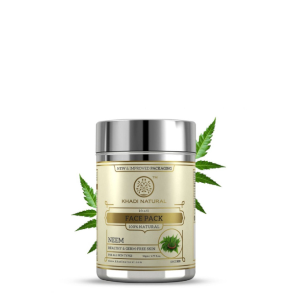 Khadi Natural - Μάσκα Προσώπου με Neem για Βαθύ Καθαρισμό / Neem Face Mask 50gr