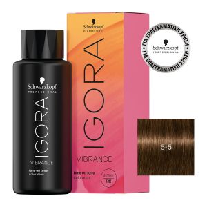 Schwarzkopf Igora Vibrance 5-5 Καστανό Ανοιχτό Χρυσό 60ml
