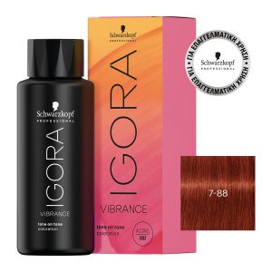 Schwarzkopf Igora Vibrance 7-88 Ξανθό Μεσαίο Έντονο Κόκκινο 60ml