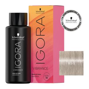 Schwarzkopf Igora Vibrance 9.5-1 Ξανθό Ιβουάρ Σαντρέ 60ml