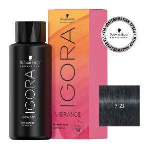 Schwarzkopf Igora Vibrance 7-21 Ξανθό Μεσαίο Φυμέ Σαντρέ 60ml