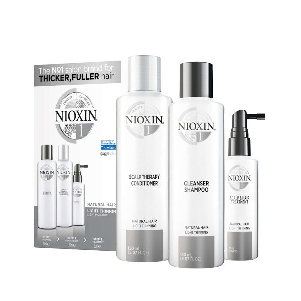 Nioxin Σύστημα 1 Trial Kit 150ml+150ml+50ml