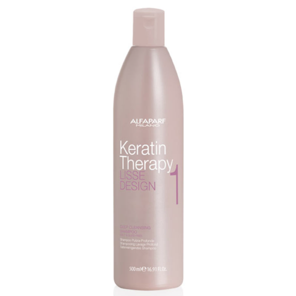 Alfaparf Milano Lisse Design Keratin Deep Cleansing Shampoo 500ml Alfaparf Milano Lisse Design Keratin Deep Cleansing Shampoo 500ml