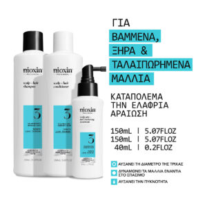 Nioxin Σύστημα 3 Trial Kit (Σαμπουάν 150ml, Conditioner 150ml, Θεραπεία 50ml)_4064666843971