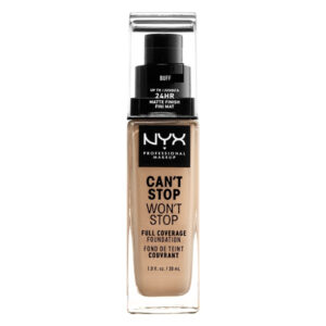 Nyx Professional Makeup Can't Stop Won't Stop Full Coverage Foundation 10 Buff 30ml