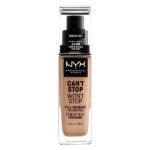 Nyx Professional Makeup Can't Stop Won't Stop Full Coverage Foundation 10,5 Medium Buff 30ml