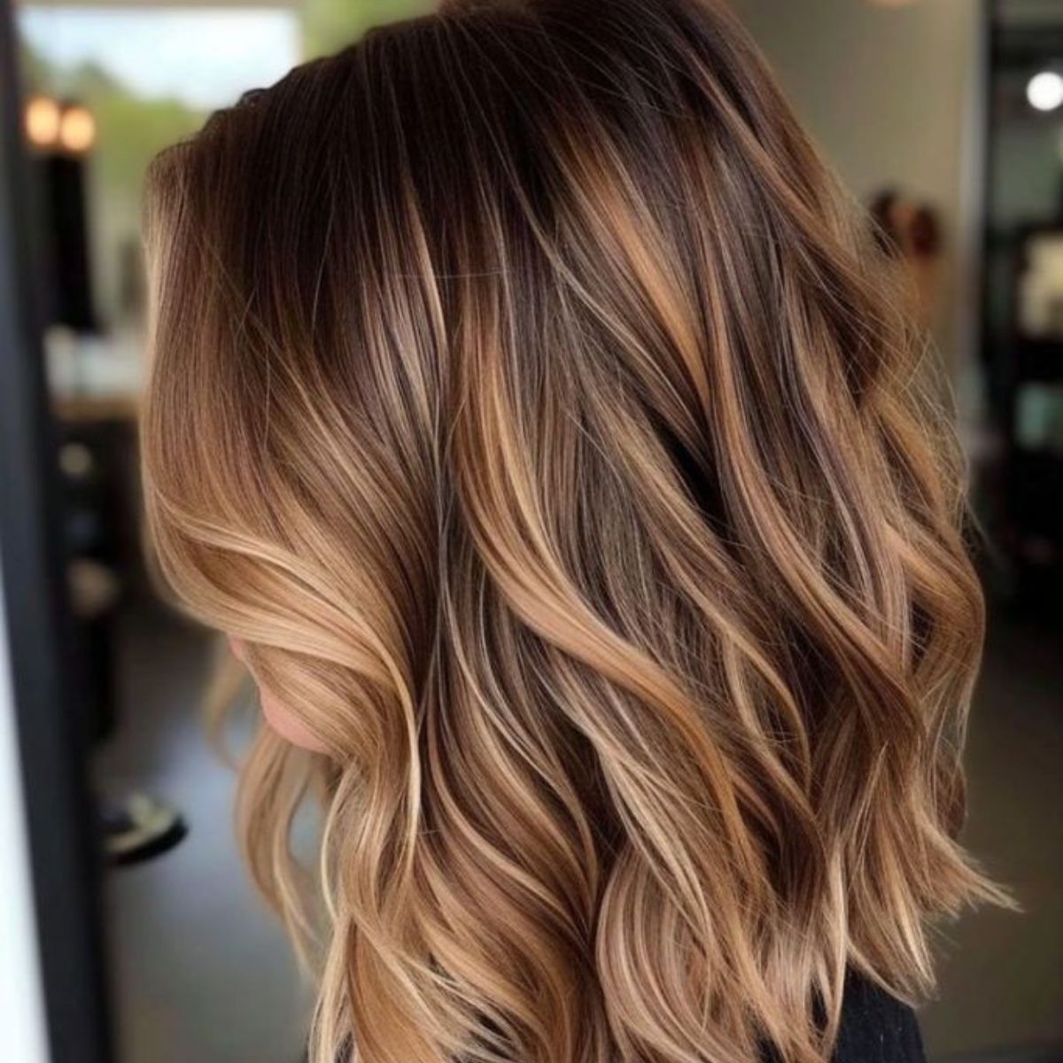 honey caramel highlights