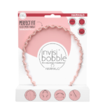 Η Invisibobble Kids Hairhalo Pink Sparkle ντυμένη με διακριτικά στρας χαρίζει μοναδικό στυλ σε κάθε εμφάνιση.