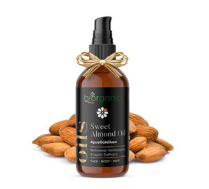 Biorganic – Αμυγδαλέλαιο, Βιολογικής Καλλιέργειας Ψυχρής Έκθλιψης 100ml