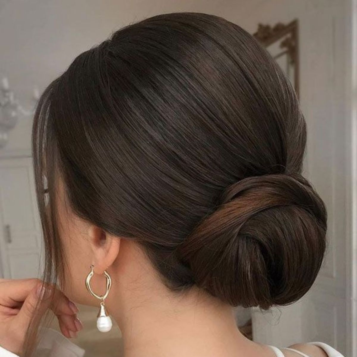 chignon bun