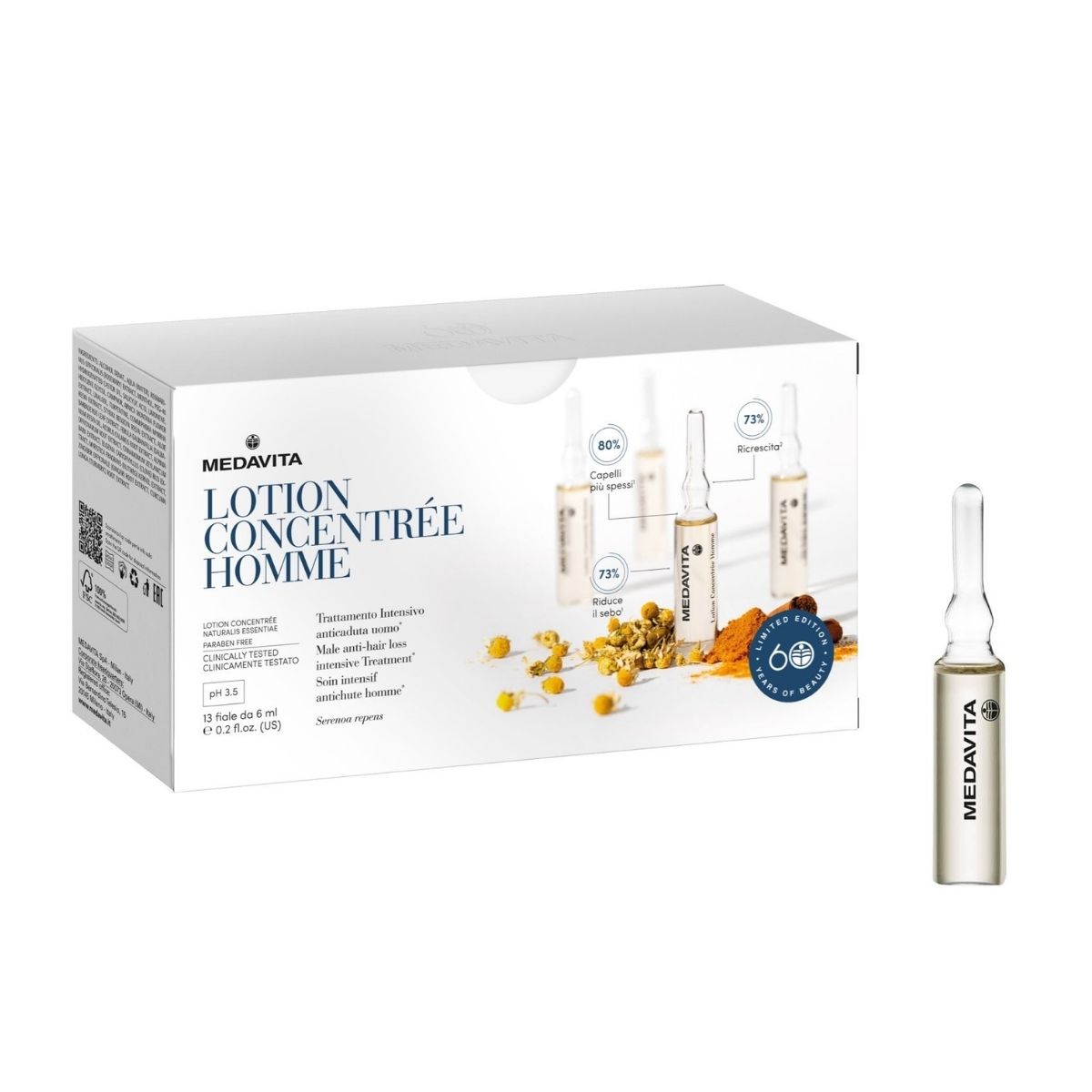 Medavita Lotion Concentree Homme Λοσιόν κατά της Τριχόπτωσης 13x6ml Medavita Lotion Concentree Homme Λοσιόν κατά της Τριχόπτωσης 13x6ml