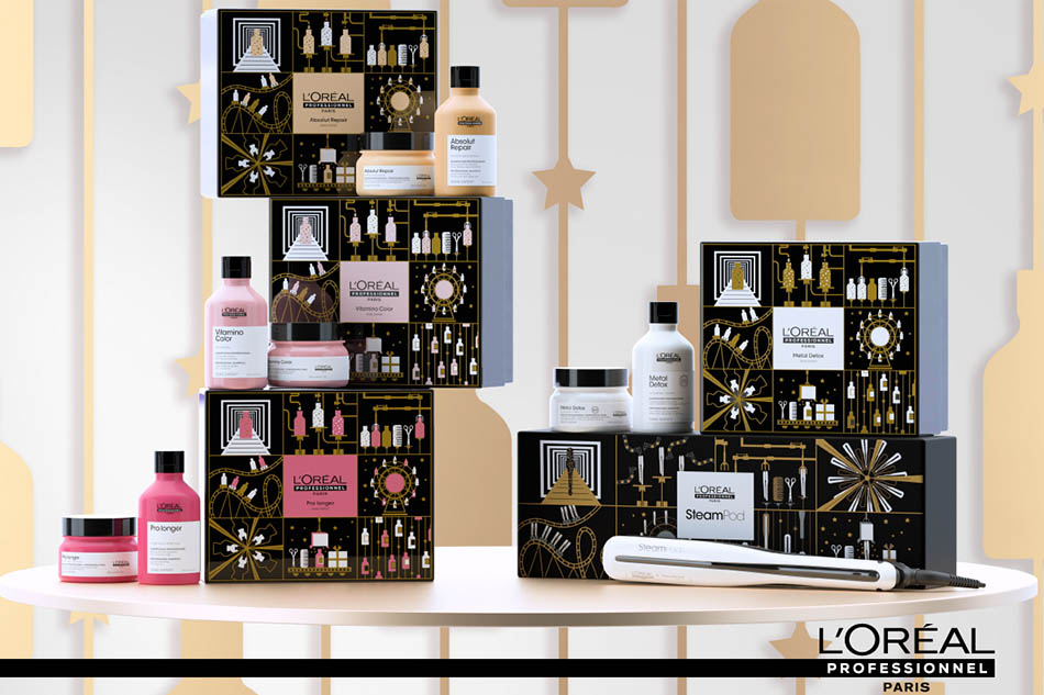 Χριστουγεννιάτικα σετ δώρου από την L’Oréal Professionnel για τα αγαπημένα σας πρόσωπα