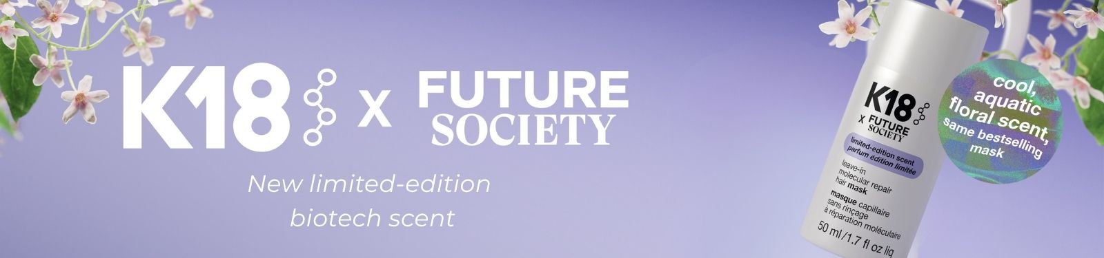 K18 x Future Society Limited Edition Leave-in μοριακή μάσκα αναδόμησης 50ml K18 x Future Society Limited Edition Leave-in μοριακή μάσκα αναδόμησης 50ml