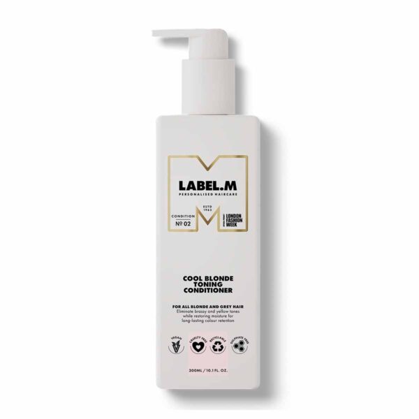 Label.m Cool Blonde Toning Leave In Conditioner Προστασίας Χρώματος για Βαμμένα Μαλλιά 300ml