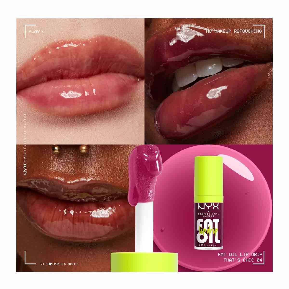 Nyx Professional Makeup Fat Oil Lip Drip That's Chic 4.8ml kikeris.gr