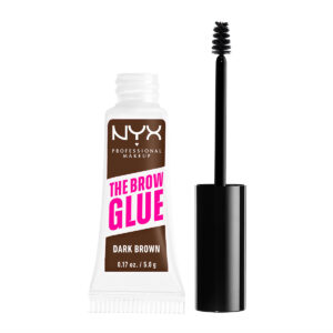 Nyx Professional Makeup The Brow Glue Gel Φρυδιών Dark Brown 5gr