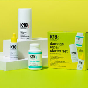 K18 Damage Repair Starter Set Kit (Oil 10ml – Mask 50ml – Detox Shampoo 53ml)
