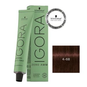 Schwarzkopf Igora Zero AMM 4-68 Καστανό Μεσαίο Μαρόν Κόκκινο 60ml - 4045787960051