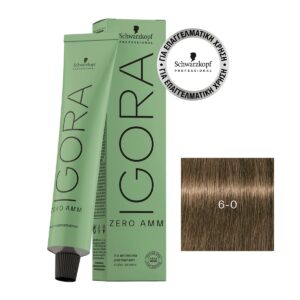 Schwarzkopf Igora Zero AMM 6-0 Ξανθό Σκούρο Φυσικό 60ml - 4045787958218