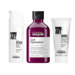 L’Oréal Professionnel Curl Expression Shampoo & Tecni Art Bouncy Creme & Tecni Art Fix Design Spray.png