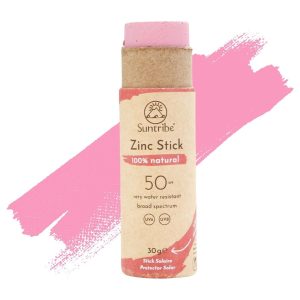 SUNTRIBE Active Sports Zinc Αντηλιακό Στικ Προσώπου & Σώματος - Retro Red SPF50 30gr