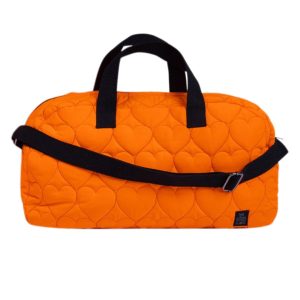 Bleecker & Love Hearts Orange Weekend Bag 53x28x18 cm
