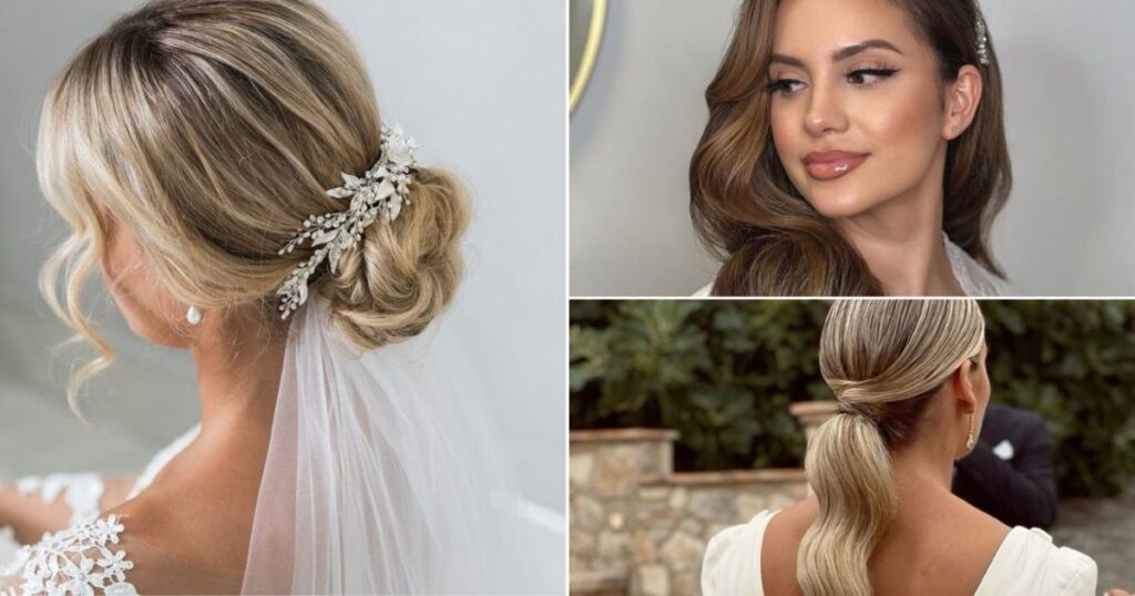 νυφικά χτενίσματα 2024