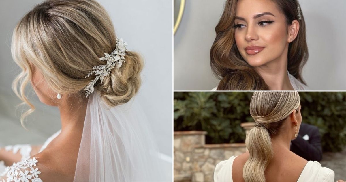 νυφικά χτενίσματα 2024