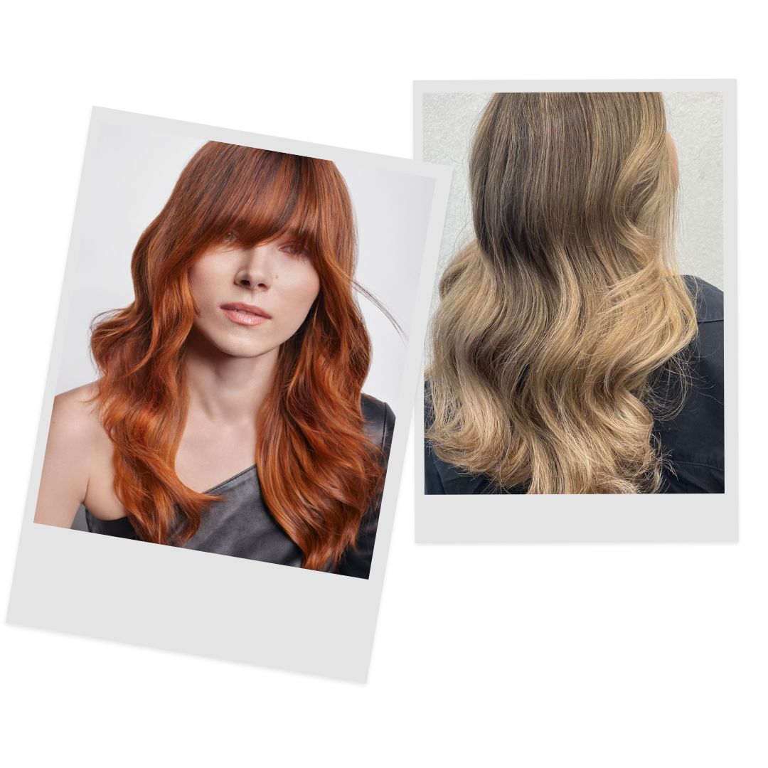 Long hair with face-framing layers