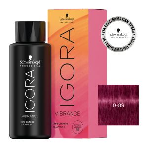 Schwarzkopf Igora Vibrance 0-89 Έντονο Κόκκινο Βιολέ 60ml