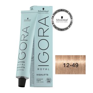 IGORA ROYAL Highlifts 12-49 Special Blonde Beige Violet 60ml ...