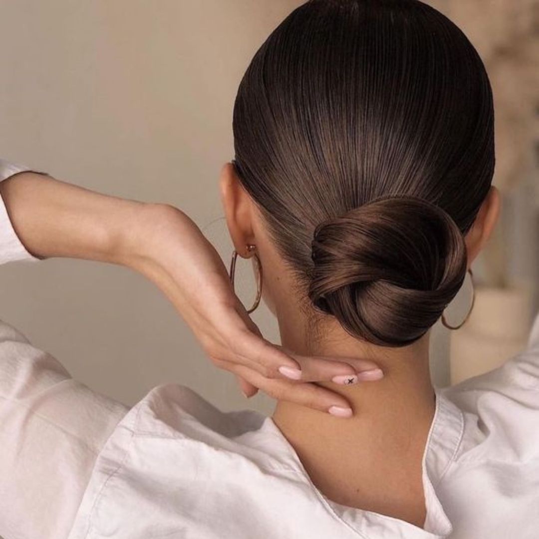 chignon bun