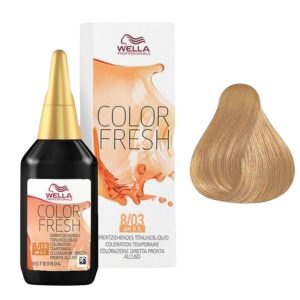 Wella Professionals Color Fresh Ενισχυτικό Χρώματος 8/03 Ξανθό Ανοιχτό Φυσικό Χρυσό 75ml