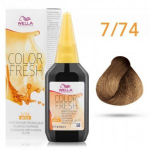Wella Professionals Color Fresh Ενισχυτικό Χρώματος 7/74 Ξανθό Καφέ Κόκκινο 75ml