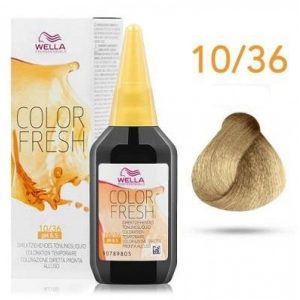 Wella Professionals Color Fresh Ενισχυτικό Χρώματος 10/36 Κατάξανθο Χρυσό Βιολέ 75ml