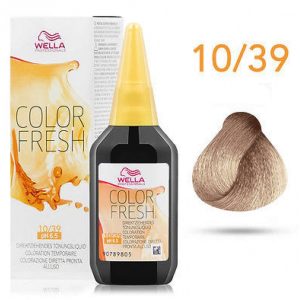 Wella Professionals Color Fresh Ενισχυτικό Χρώματος 10/39 Κατάξανθο Χρυσό Σαντρέ 75ml