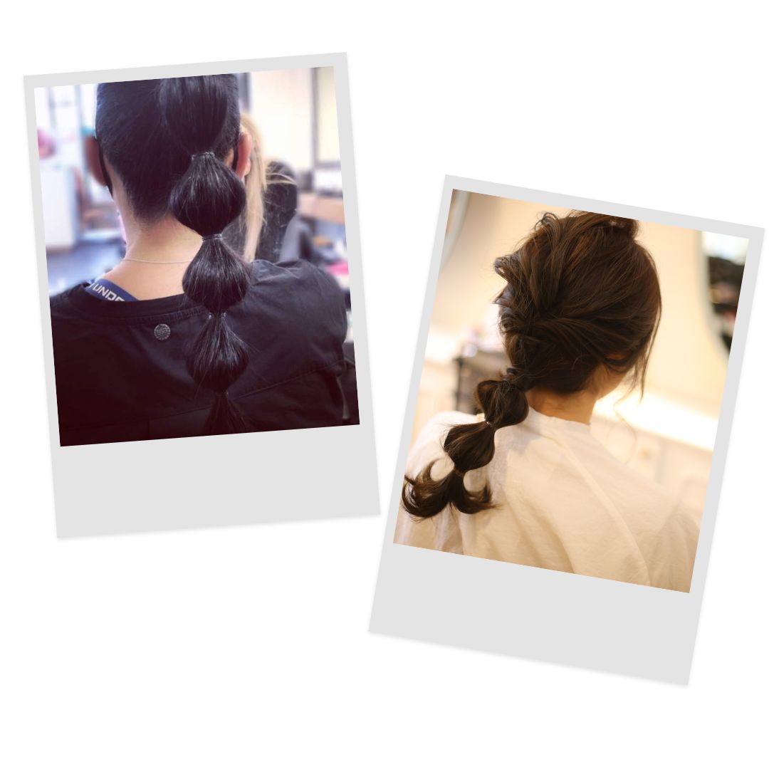 bubble ponytail