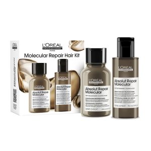 L'Oréal Professionnel Serie Expert Absolut Repair Molecular Mini Duo Kit για Ταλαιπωρημένα Μαλλιά (Σαμπουάν 100ml, Serum 75ml)