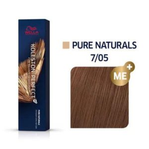 Wella Professionals Koleston Perfect Me+ Pure Naturals 7/05 Ξανθό Φυσικό Μαονί 60ml