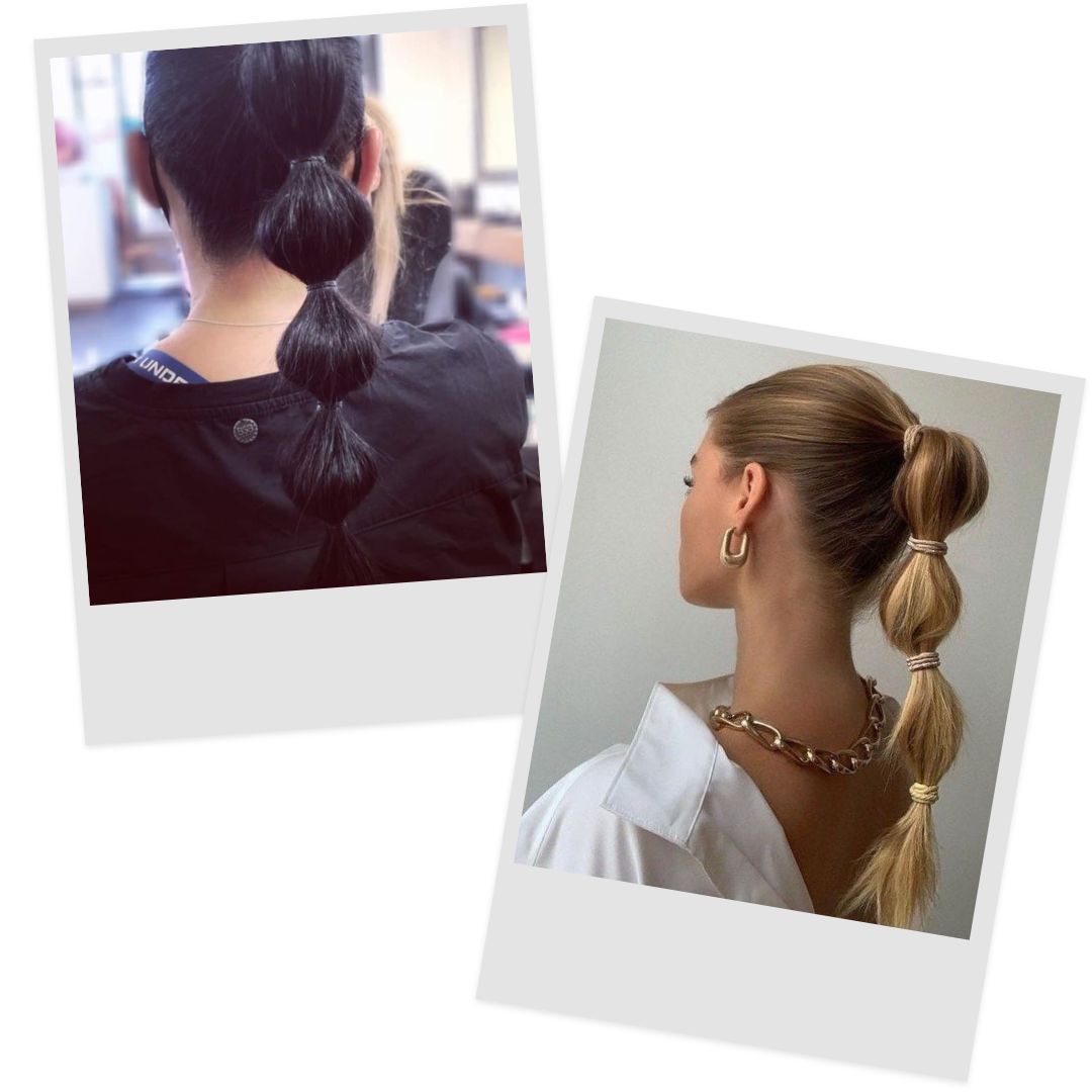 bubble ponytail