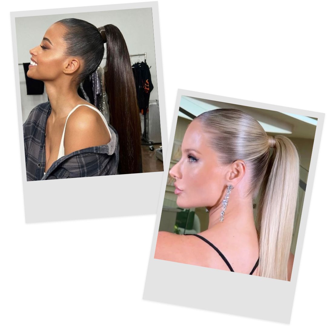 high ponytail