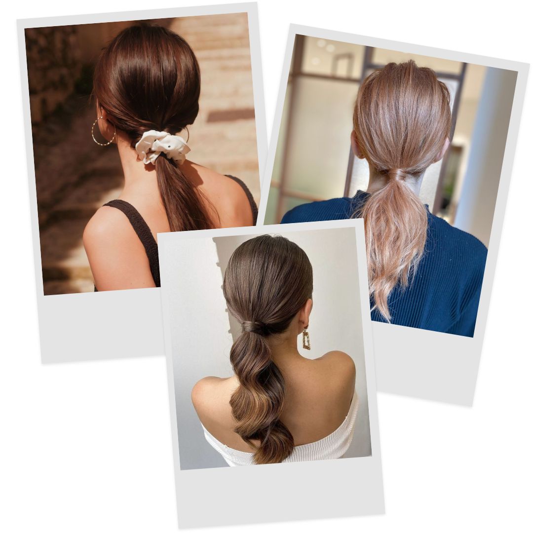low ponytail
