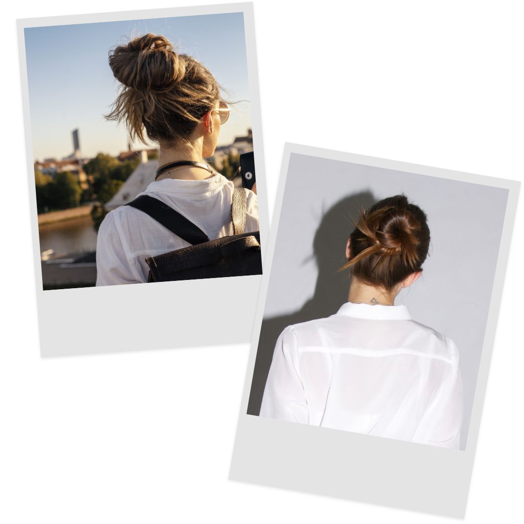 messy bun