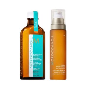 Moroccanoil Good-to-Glow Duo Light (Oil Treatment 100ml, Night Body Serum 50ml)