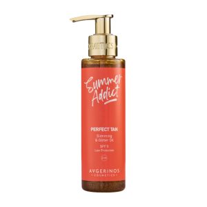 Avgerinos Cosmetics Summer Addict Perfect Tan Slimming and Glitter Oil SPF6 150ml