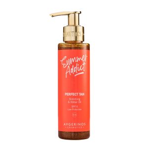 Avgerinos Cosmetics Summer Addict Perfect Tan Slimming & Glitter Oil SPF6 150ml